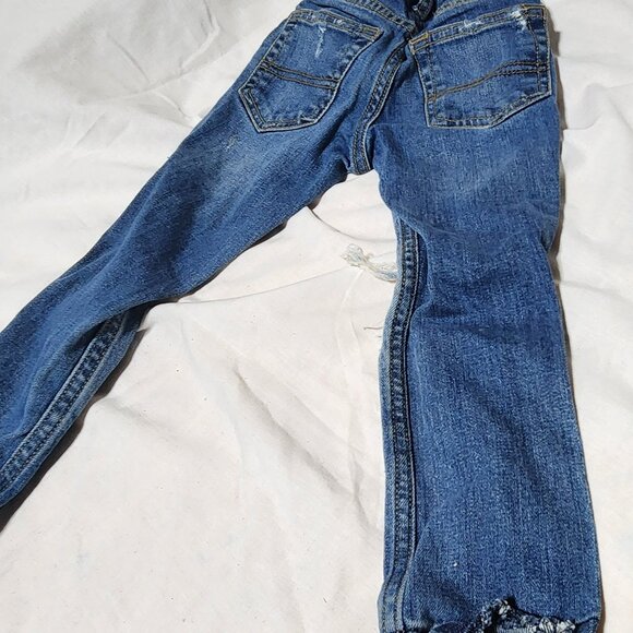 By Gosh Girls Embroidered Jeans – Size 3T – Floral Patchwork & Distressed Detail - Picture 11 of 13